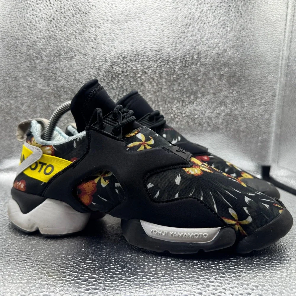 Size M Adidas Y-3 Kohna Mens Black Floral Excellent Yohji Yamamoto B26258